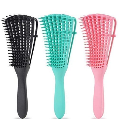 Detangling Brush For Afro America/african Hair Textured 3a To 4c Kinky Wavy/curly/coily/wet/dry/oil/thick/long Hair